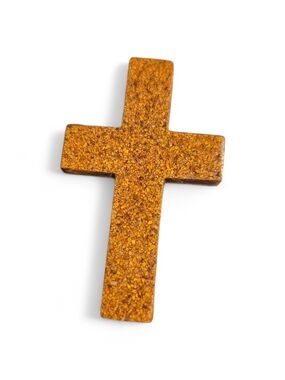 Constituted Script Stone Cross